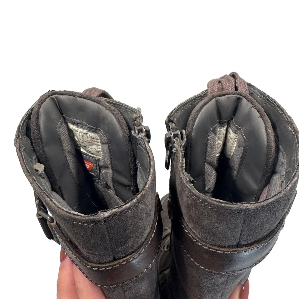 The North Face Ballard Lace II Suede Waterproof‎ Primaloft Boots Grey Women 6.5